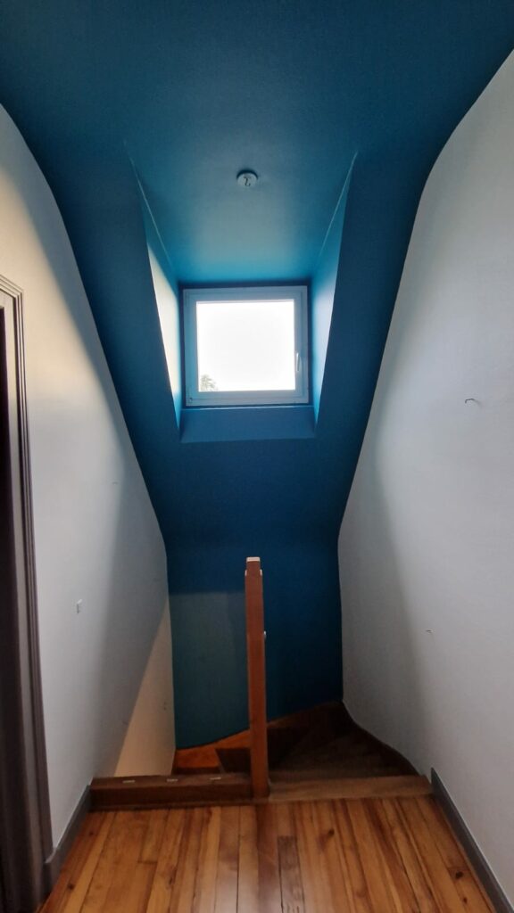Launay Ludovic Peintre Runanescalier Et Bibliiotheque 7